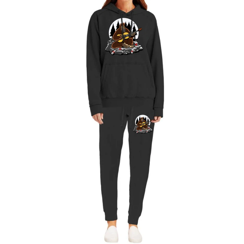 Bigfoot Mountain Camping Party Hoodie & Jogger Set - Image 2