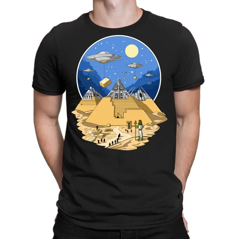 Egyptian Pyramids Space Aliens T-Shirt