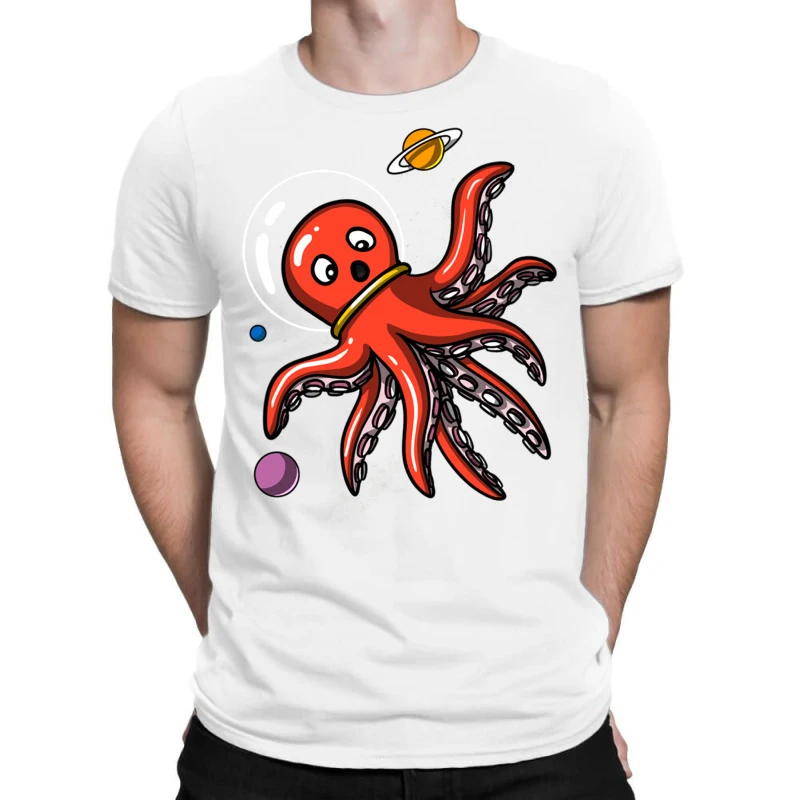 Space Octopus Astronaut T-Shirt