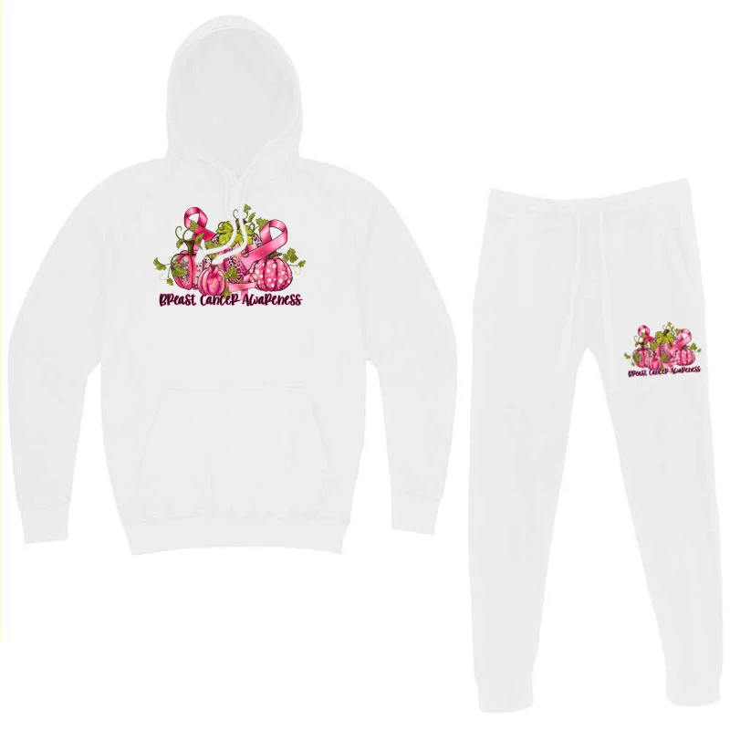 Breast Cancer Awareness Pumpkins Hoodie & Jogger Set - Image 3