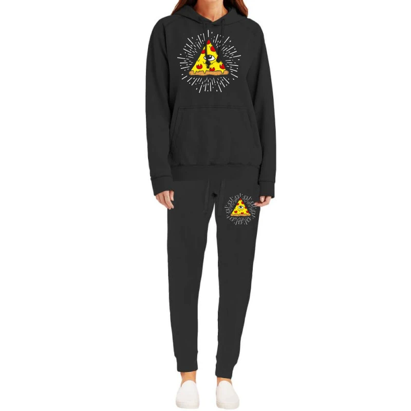 Pizza Illuminati Hoodie & Jogger Set - Image 2