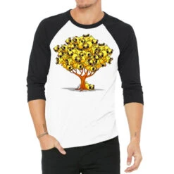 Pug Tree 3/4 Sleeve Shirt