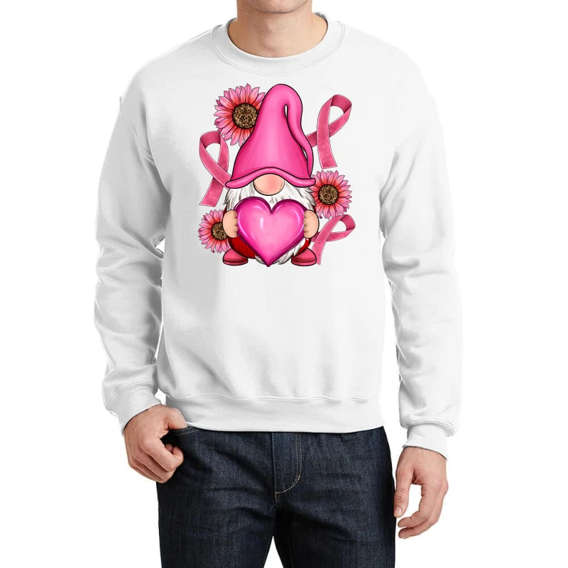 Breast Cancer Gnomes Crewneck Sweatshirt