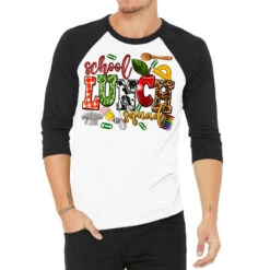 School Lunch Squad 3/4 Sleeve Shirt