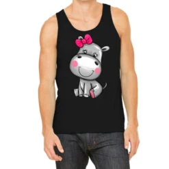 Cute Hippopotamus Tank Top