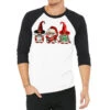 Christmas Gnomies 3/4 Sleeve Shirt