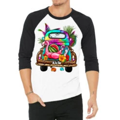 Summer Truck 3/4 Sleeve Shirt