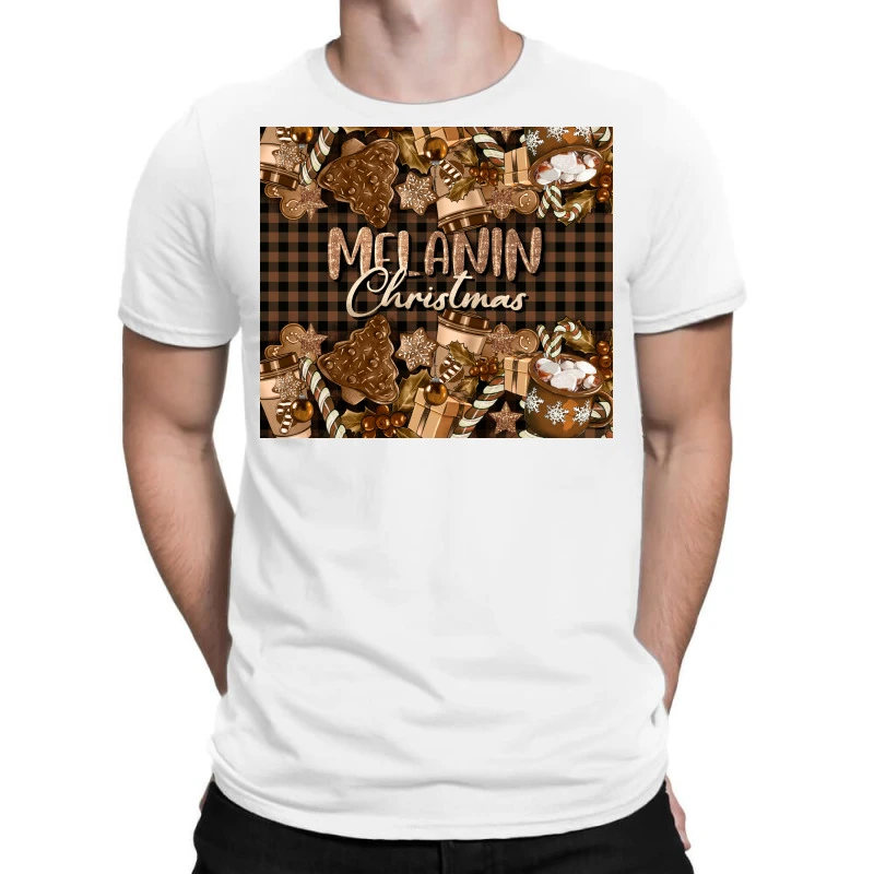 Melanin Christmas T-Shirt