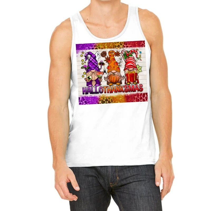 Hallothanksmas Gnome Tank Top