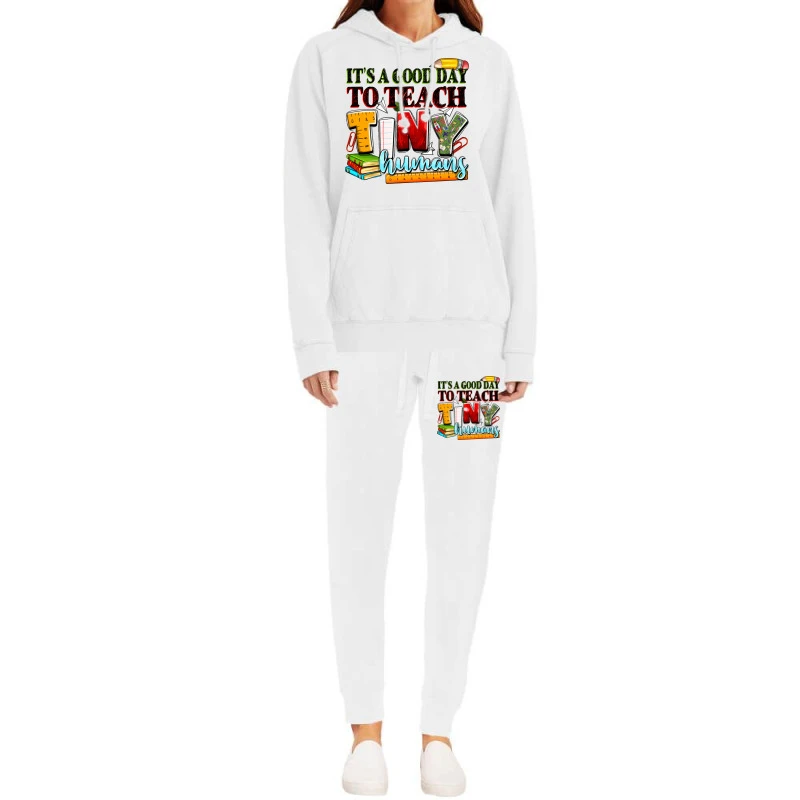 It's A Good Day To Teach Tiny Humans Hoodie & Jogger Set - Image 2