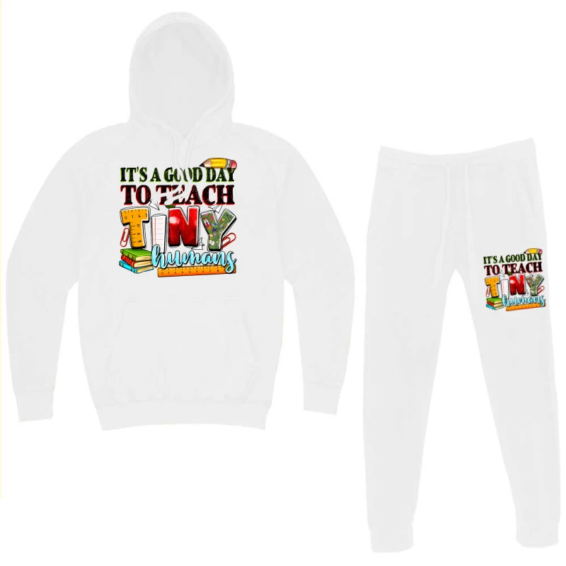 It's A Good Day To Teach Tiny Humans Hoodie & Jogger Set - Image 3