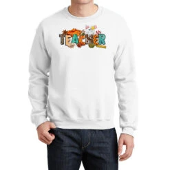 Fall Teacher Crewneck Sweatshirt