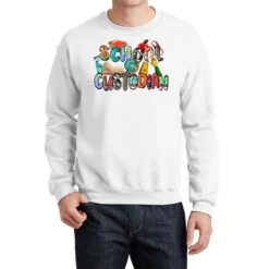 School Custodian Crewneck Sweatshirt