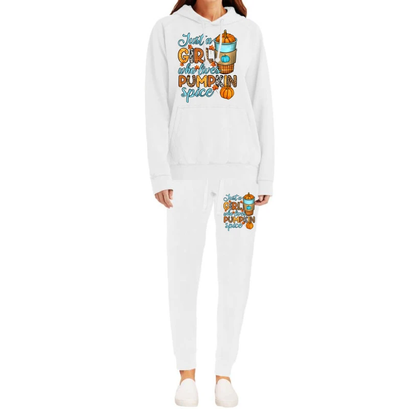 Just A Girl Who Loves Pumpkin Spice Hoodie & Jogger Set - Image 2
