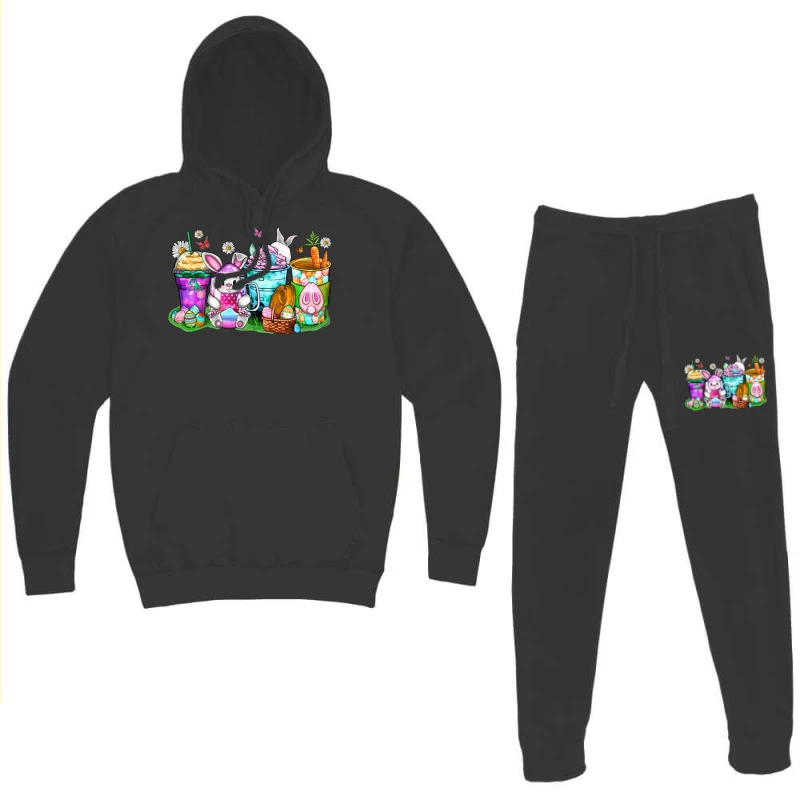 Easter Coffee Cups Hoodie & Jogger Set - Image 3